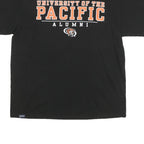 JANSPORT Mens Black University Of The Pacific Alumni Graphic T-Shirt XL Crew