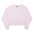 NIKE Womens Pink Crew Neck XS Cotton Blend Pullover Sweatshirt Sportswear