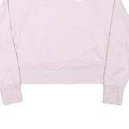 NIKE Womens Pink Crew Neck XS Cotton Blend Pullover Sweatshirt Sportswear