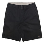 DICKIES Mens Shorts Black Casual XL W40 Workwear Cotton Blend