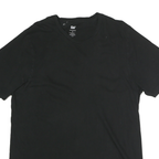 CAT Mens Black Graphic T-Shirt XL Short Sleeve Crew Neck Cotton Comfort