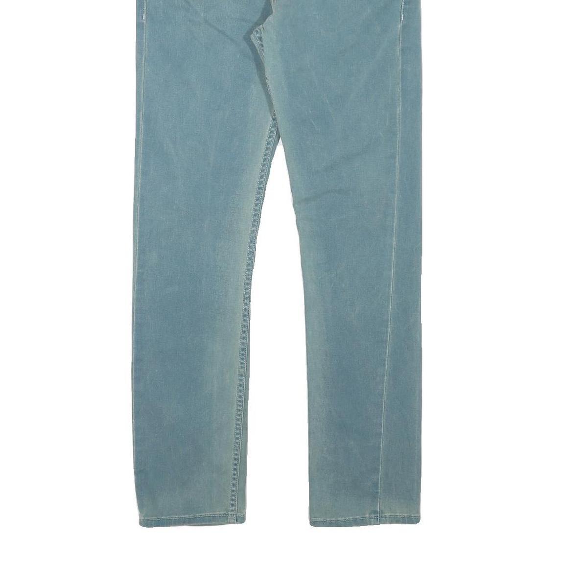 LEVI'S Mens Slim Blue Denim Light W31 L29 Zip Jeans Casual Classic