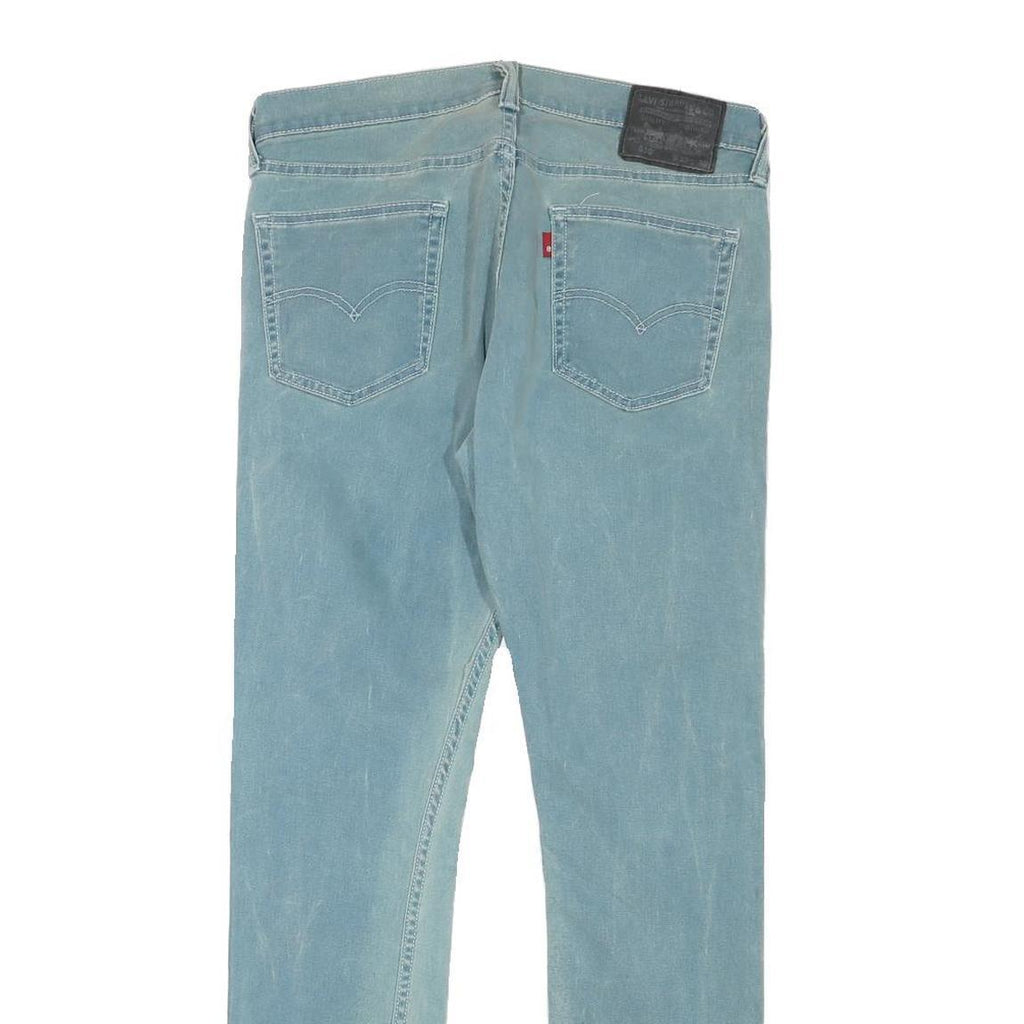 LEVI'S Mens Slim Blue Denim Light W31 L29 Zip Jeans Casual Classic