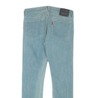 LEVI'S Mens Slim Blue Denim Light W31 L29 Zip Jeans Casual Classic