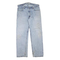 LEVI'S 505 Mens Jeans Blue Regular Straight Denim Light W34 L30 Classic Fit Zip