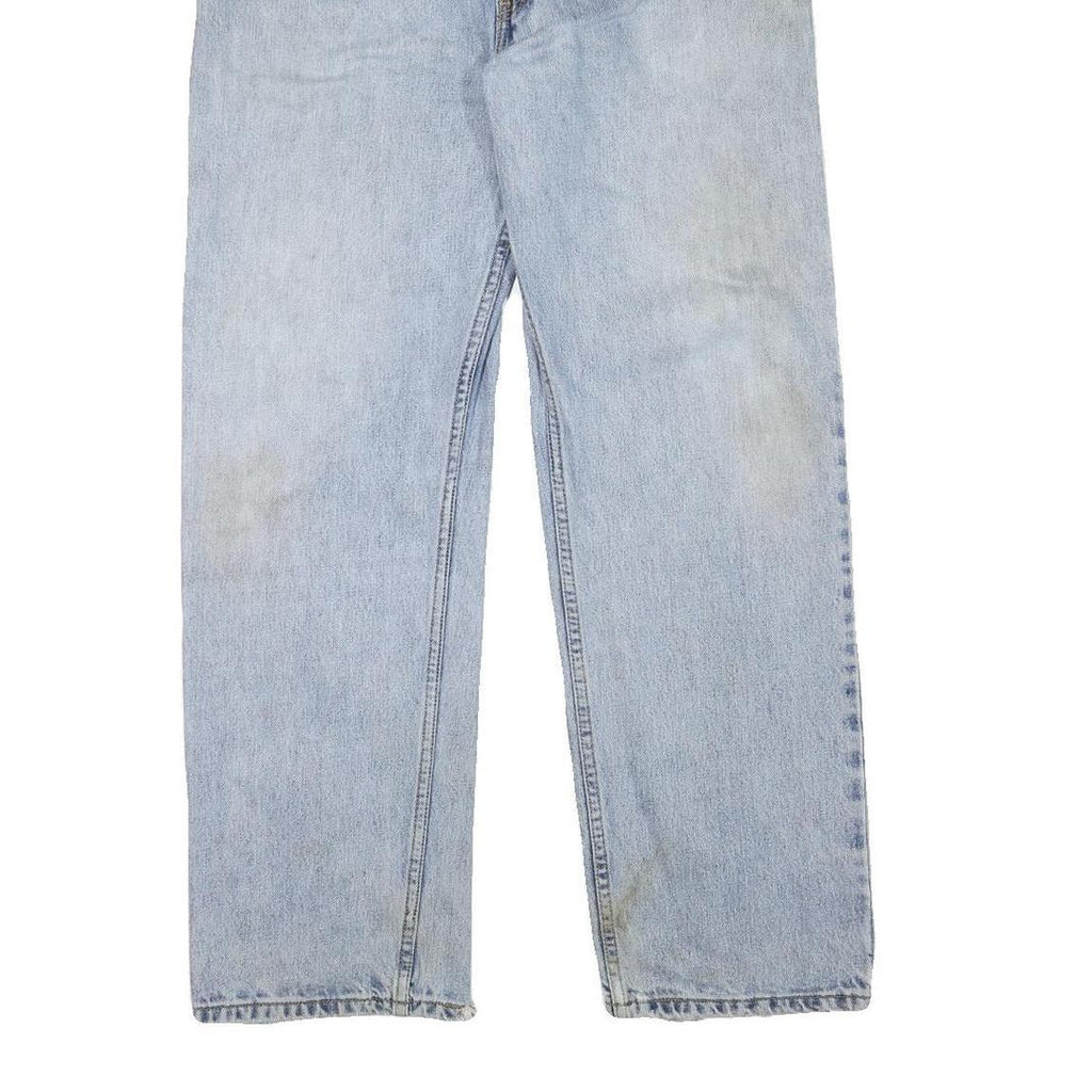 LEVI'S 505 Mens Jeans Blue Regular Straight Denim Light W34 L30 Classic Fit Zip
