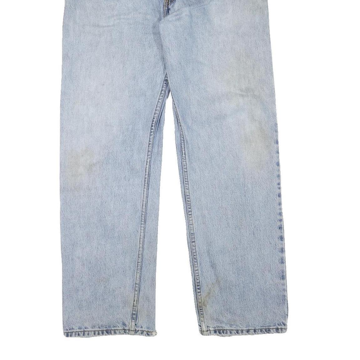 LEVI'S 505 Mens Jeans Blue Regular Straight Denim Light W34 L30 Classic Fit Zip