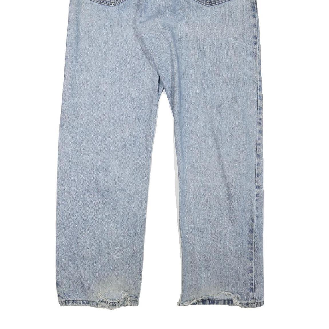 LEVI'S 505 Mens Jeans Blue Regular Straight Denim Light W34 L30 Classic Fit Zip