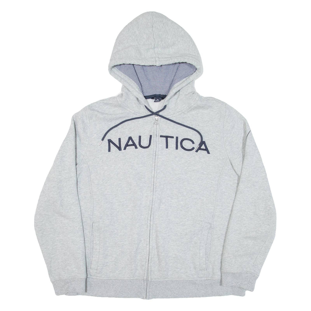 NAUTICA Womens Grey Hoodie Full Zip XL