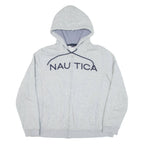 NAUTICA Womens Grey Hoodie Full Zip XL