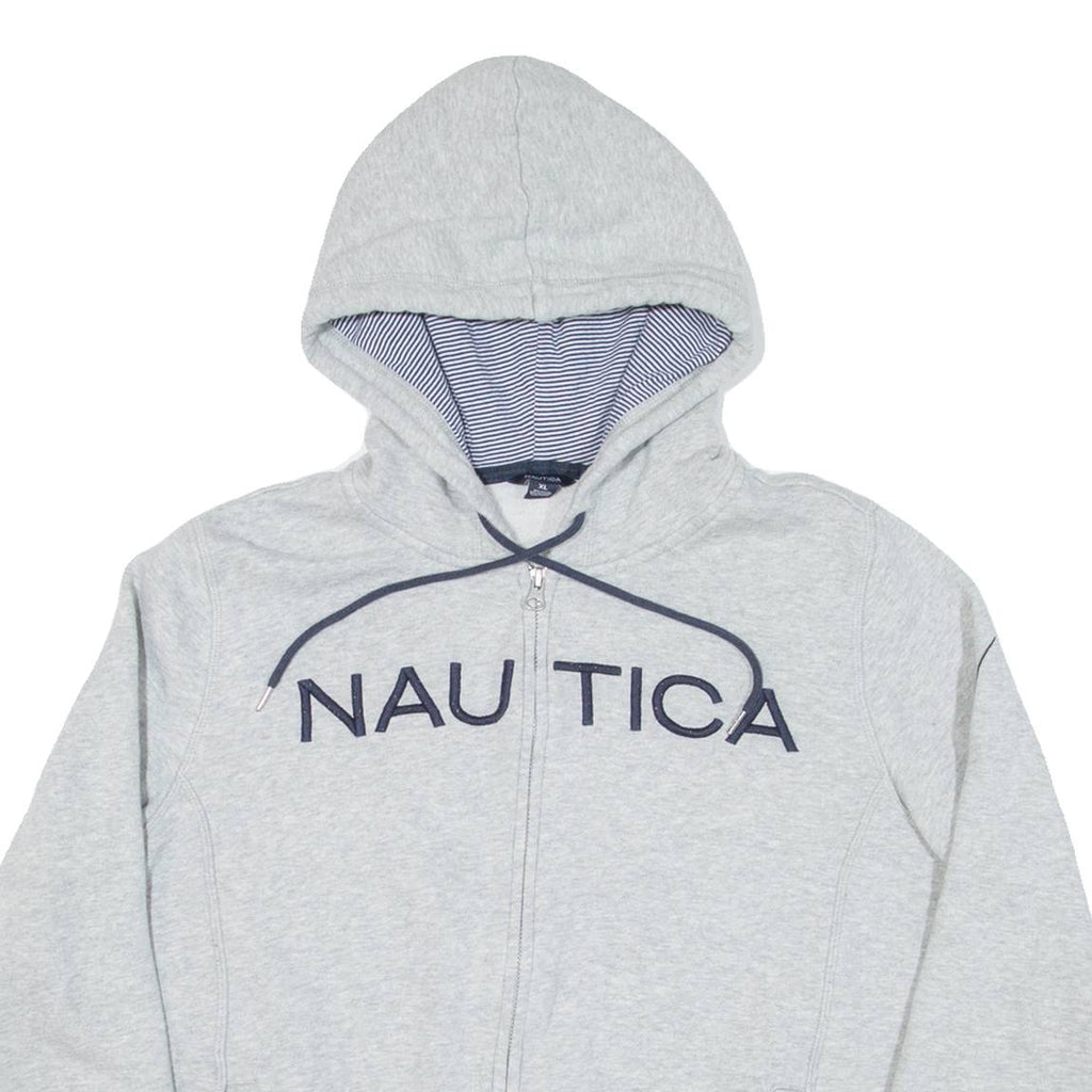 NAUTICA Womens Grey Hoodie Full Zip XL
