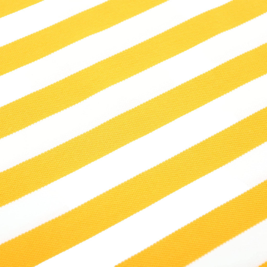NIKE Mens Yellow & White Striped Cotton Short Sleeve Polo Shirt L Casual