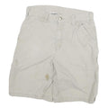 CARHARTT Mens Shorts Beige Casual L W30 Cotton Blend Workwear Pockets
