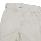 CARHARTT Mens Shorts Beige Casual L W30 Cotton Blend Workwear Pockets
