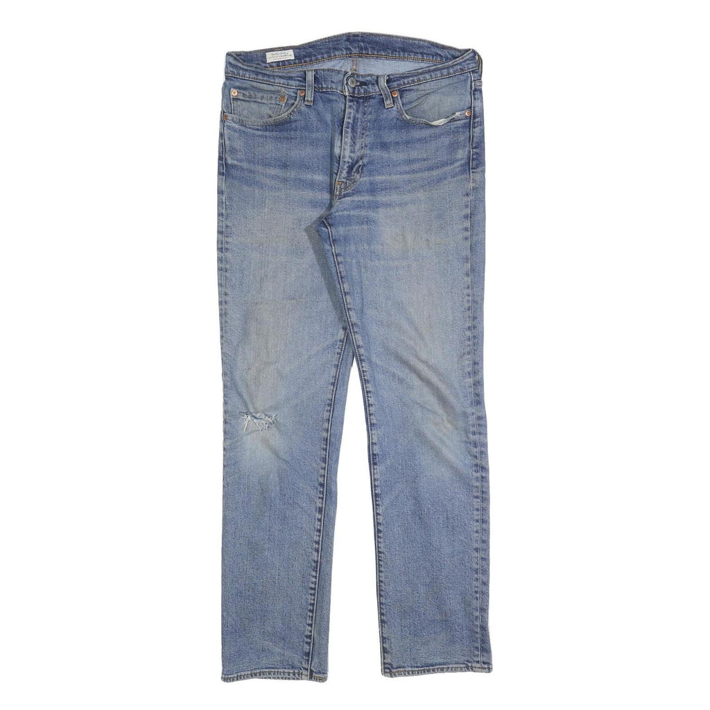 LEVI'S Mens Jeans Blue Regular Straight Denim Medium W32 L32 Classic Fit Zip