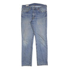 LEVI'S Mens Jeans Blue Regular Straight Denim Medium W32 L32 Classic Fit Zip