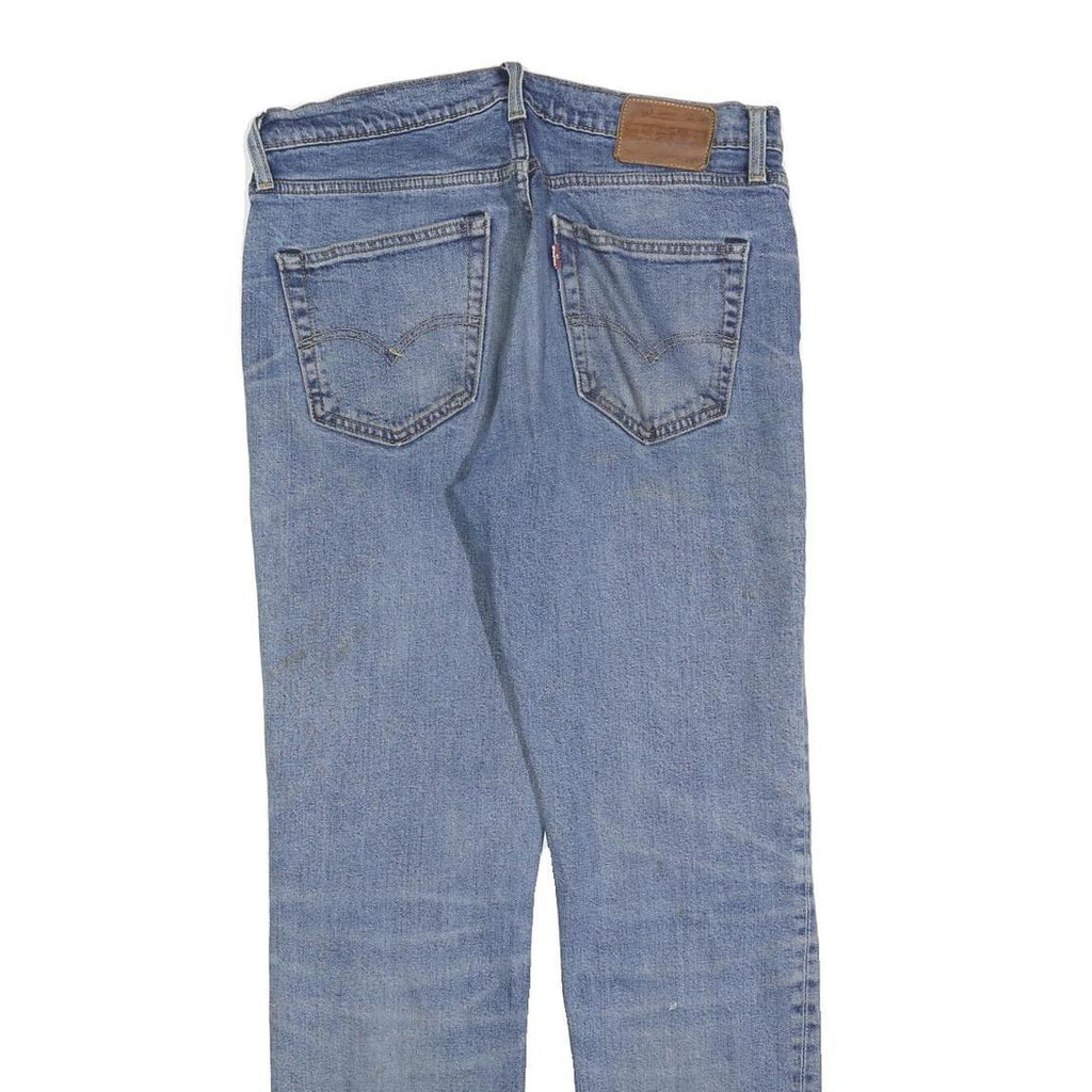 LEVI'S Mens Jeans Blue Regular Straight Denim Medium W32 L32 Classic Fit Zip