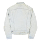 LEVI'S Mens Blue Denim Jacket M Cotton Blend Button Closure Classic Fit Casual