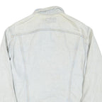 LEVI'S Mens Blue Denim Jacket M Cotton Blend Button Closure Classic Fit Casual