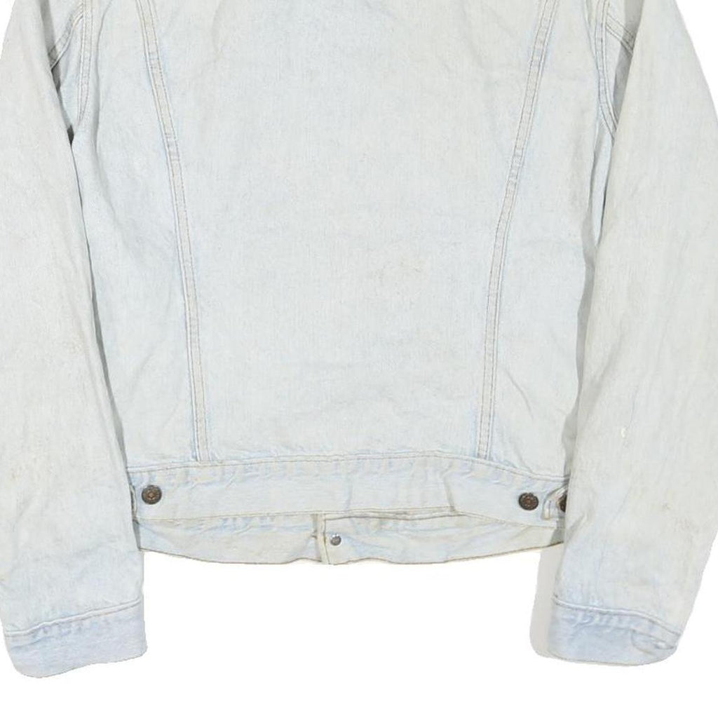 LEVI'S Mens Blue Denim Jacket M Cotton Blend Button Closure Classic Fit Casual