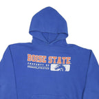 RUSSELL ATHLETIC Mens Blue Boise State Pullover Hoodie L Vintage Sportswear