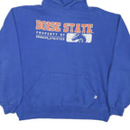 RUSSELL ATHLETIC Mens Blue Boise State Pullover Hoodie L Vintage Sportswear