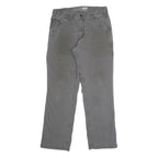 CARHARTT Mens Regular Fit Grey Cotton Blend Button Trousers W34 L30 Workwear