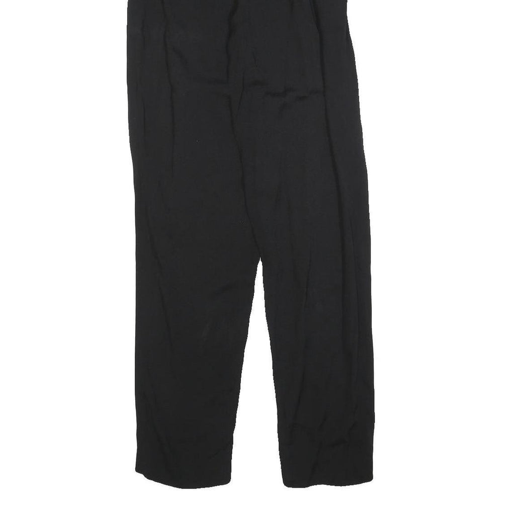 REISS Womens Black Slim Tapered Trousers W26 L32 Elegant Office Wear