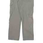 DICKIES Mens Grey Cotton Blend Twill Straight Regular Fit Trousers W30 L28