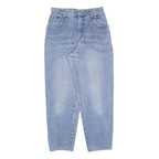 Womens Regular Fit Blue Denim Jeans W30 L30 Zip Closure Cotton Blend Classic