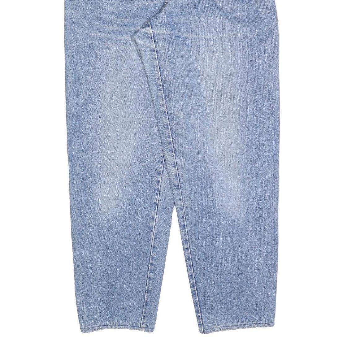 Womens Regular Fit Blue Denim Jeans W30 L30 Zip Closure Cotton Blend Classic