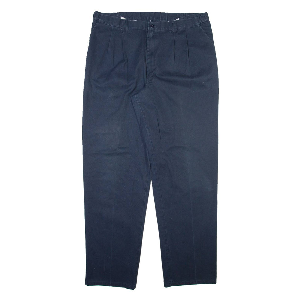 DICKIES Mens Trousers Blue Relaxed Tapered W38 L33