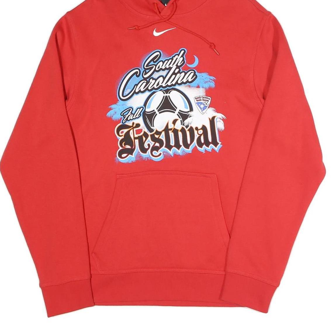 NIKE Mens Red South Carolina Fall Festival Pullover Hoodie S Casual Sportswear