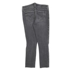 LEVI'S 711 Womens Jeans Grey Slim Skinny Denim Rinse W28 L25 Distressed