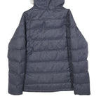 JACK WOLFSKIN Womens Blue Denim Outdoor Jacket UK 12 Polyester Blend Puffer Zip