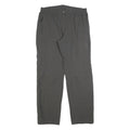 TREVOLUTION Mens Regular Fit Grey Polyester Trousers W34 L32 Zip Casual Outdoor