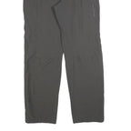 TREVOLUTION Mens Regular Fit Grey Polyester Trousers W34 L32 Zip Casual Outdoor