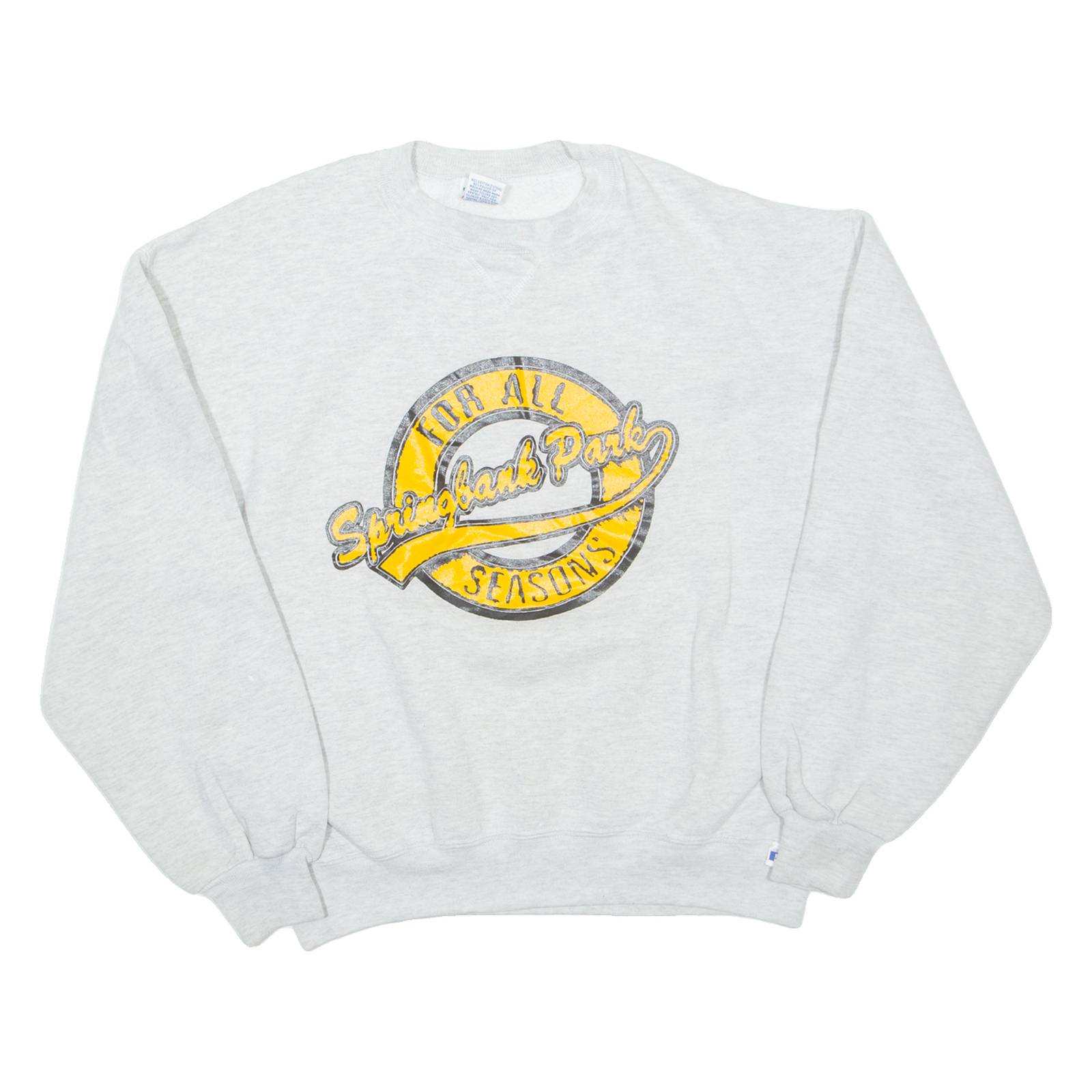 RUSSELL ATHLETIC Springbank Park Mens Sweatshirt Grey L