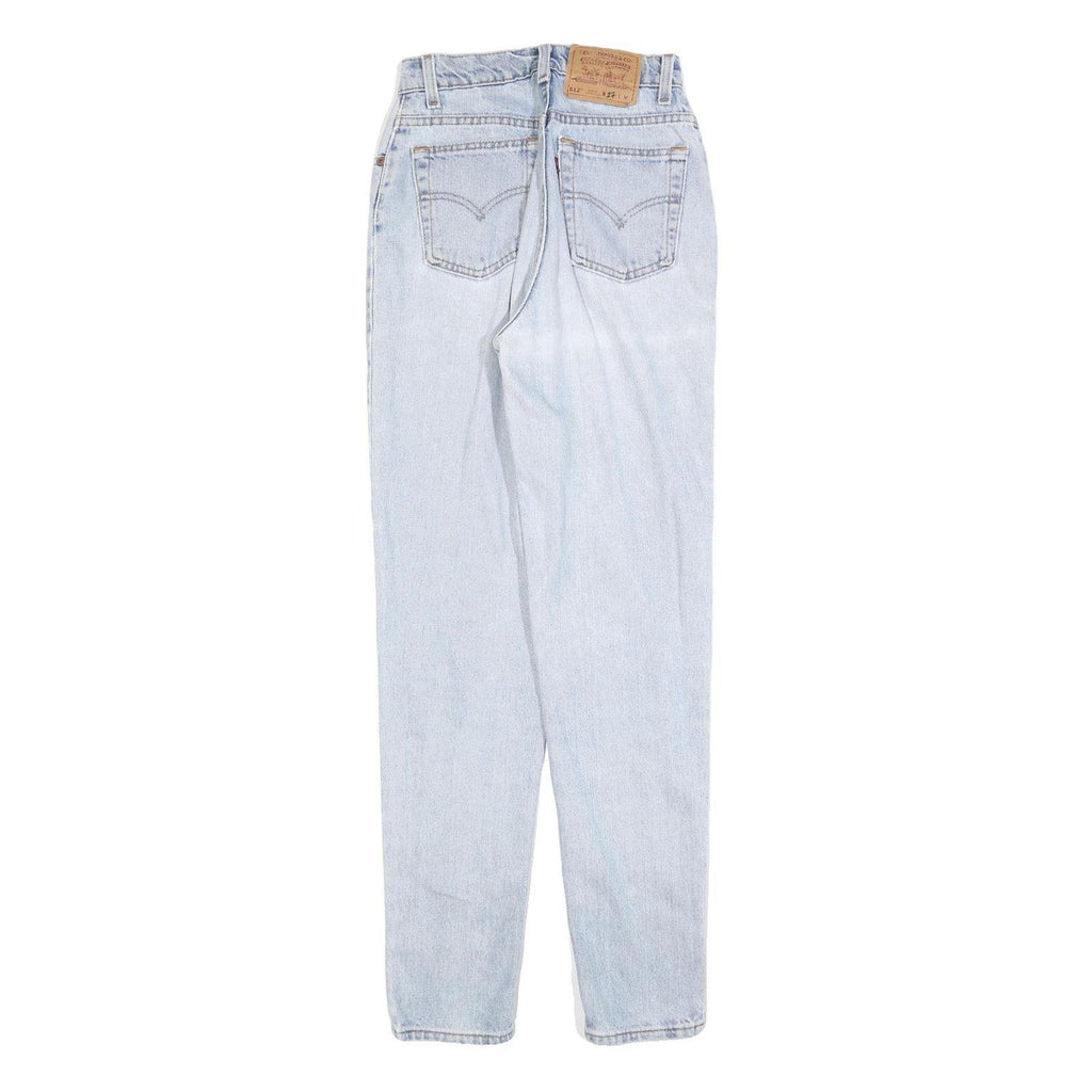 LEVI'S 512 Tapered Womens Jeans Blue Slim Tapered Denim Light W25 L31