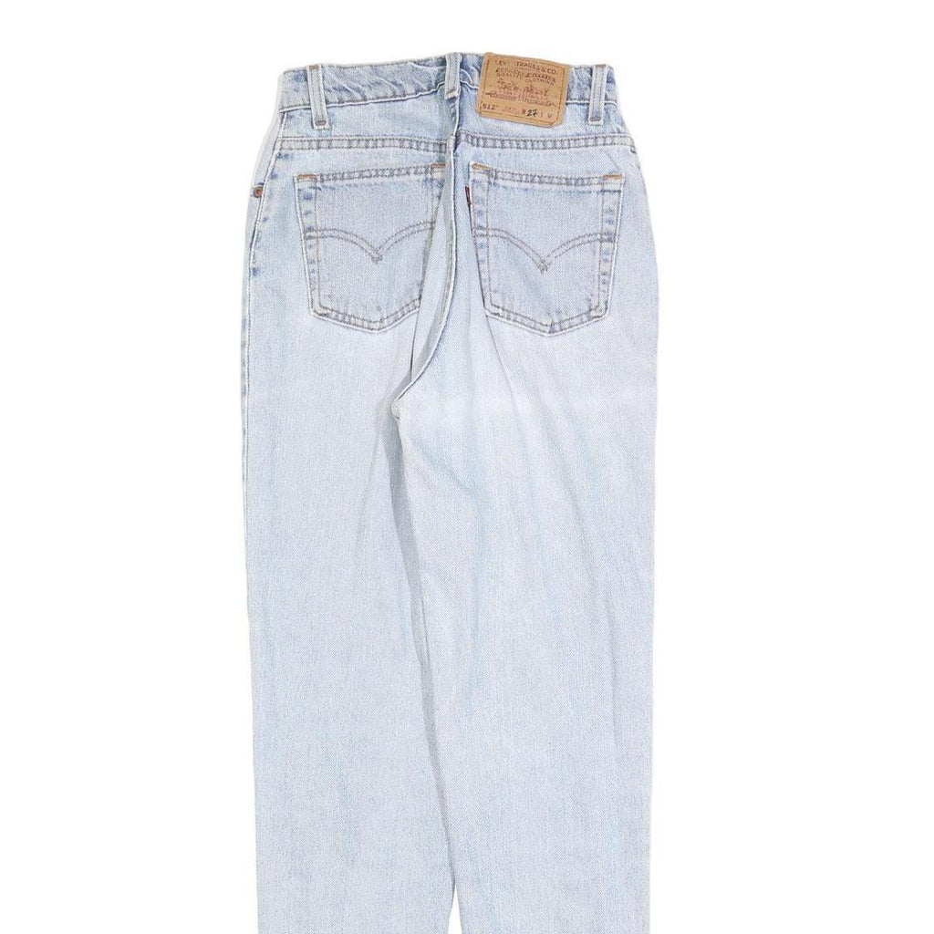 LEVI'S 512 Tapered Womens Jeans Blue Slim Tapered Denim Light W25 L31
