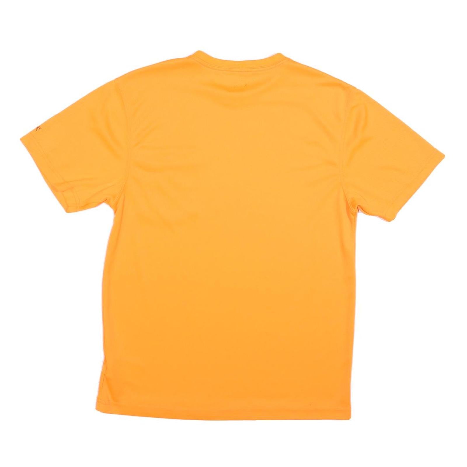 CARHARTT Mens Orange Pocket T-Shirt S Short Sleeve Crew Neck Logo Workwear