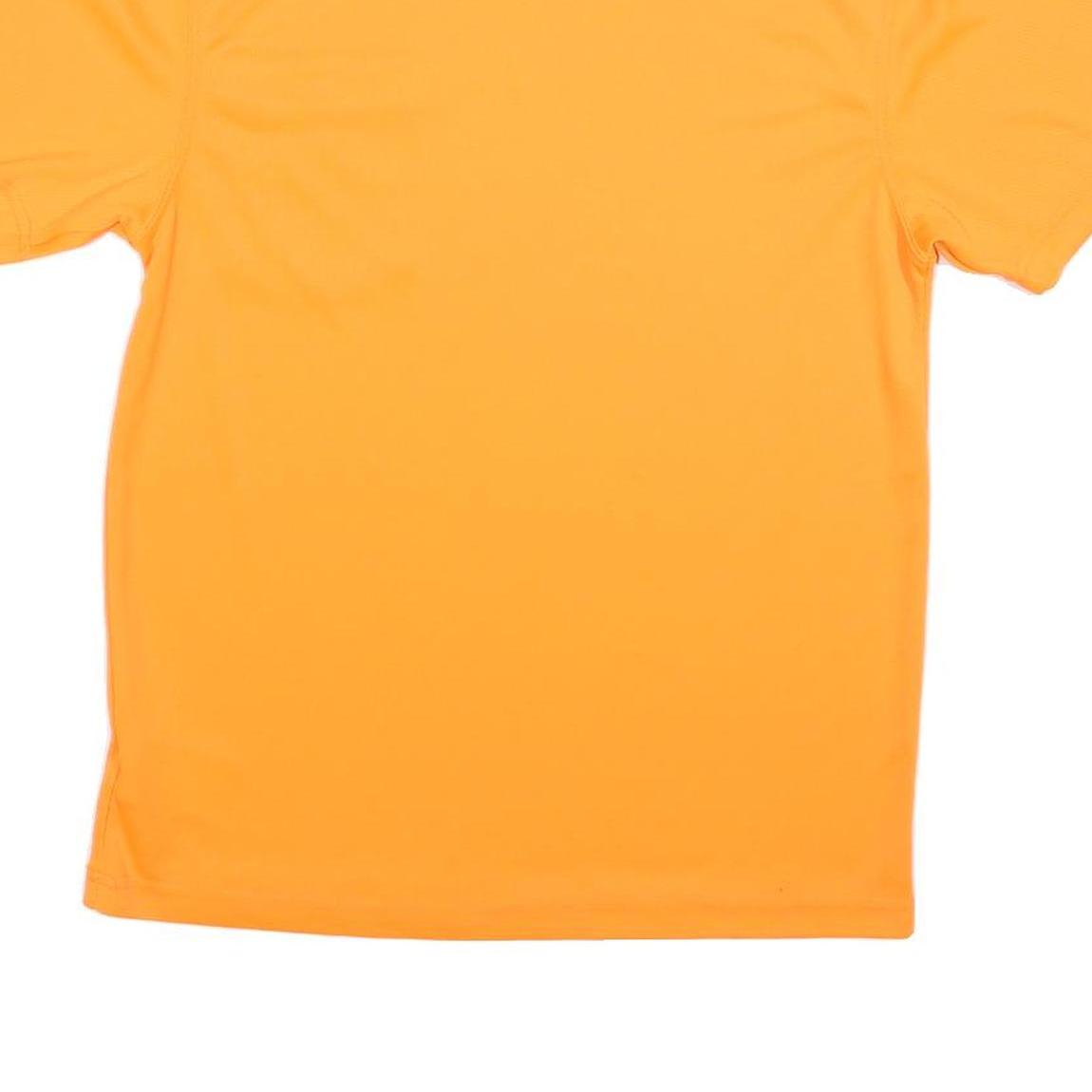 CARHARTT Mens Orange Pocket T-Shirt S Short Sleeve Crew Neck Logo Workwear