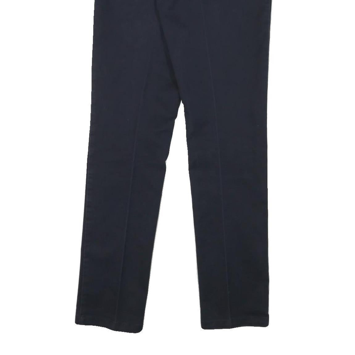 CARHARTT WIP Mens Cotton Blend Navy Slim Tapered Trousers W30 L32 Workwear Zip