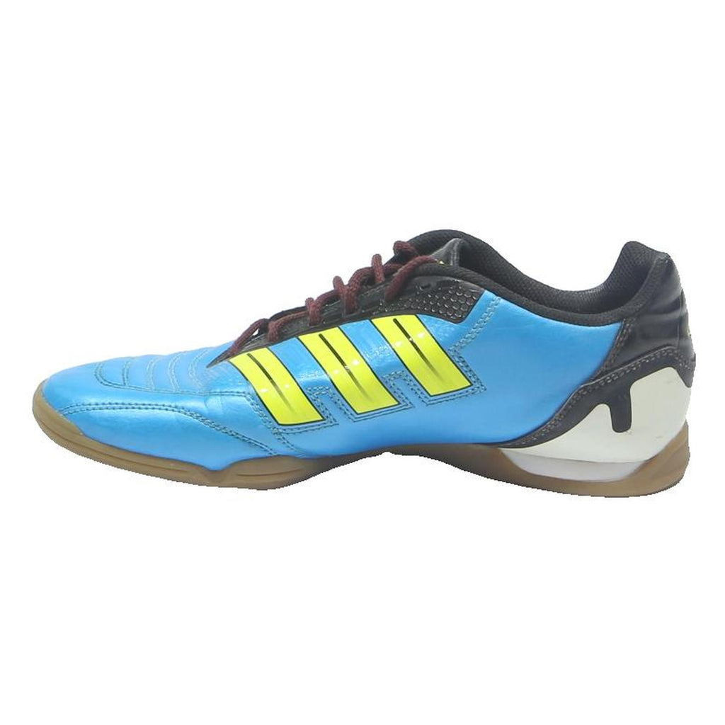 ADIDAS Predator Mens Football Indoor Trainers Blue & Yellow Leather UK 9.5 Sport