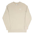 PUMA Mens Beige XS Crew Neck Cotton Blend Sweatshirt Logo Athletic Pullover