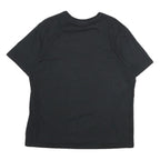 FILA Mens Black XL T-Shirt Short Sleeve Crew Neck Embroidered Logo Cotton