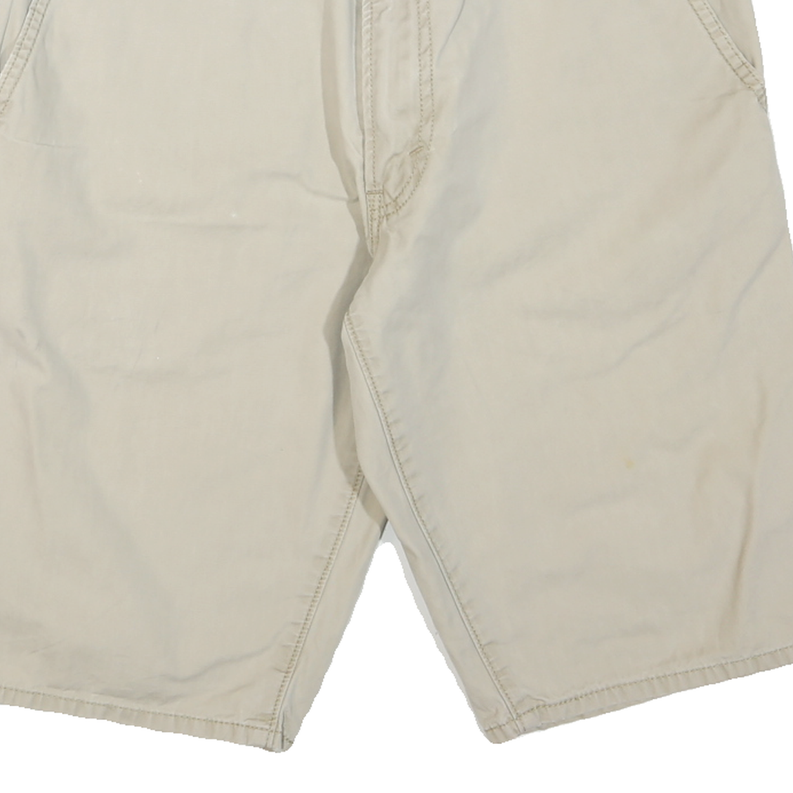 LEVI'S Mens Shorts Beige Casual Plain M W30 Cotton Blend Summer Wear