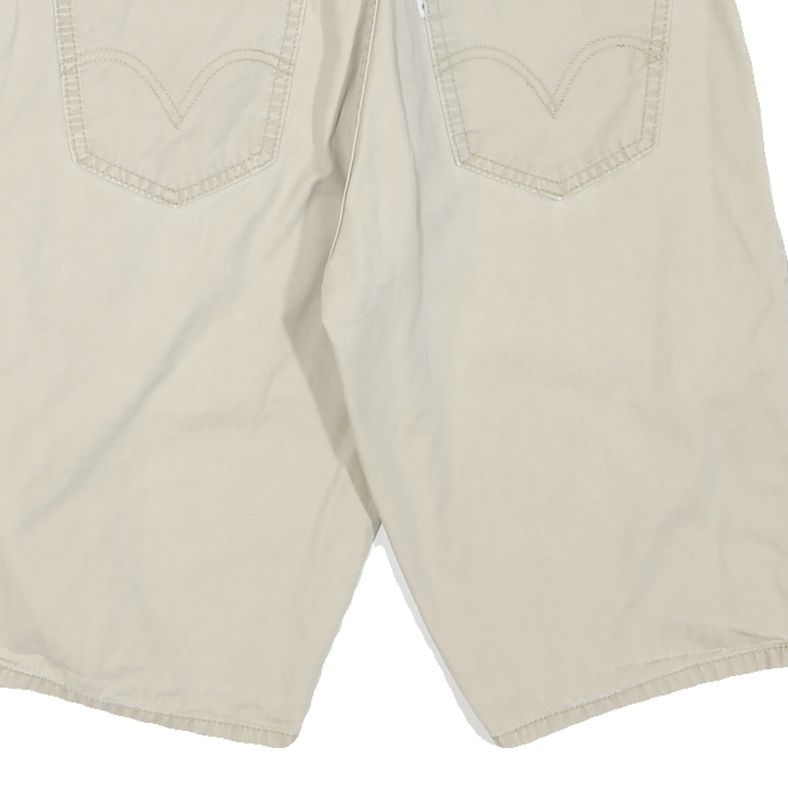 LEVI'S Mens Shorts Beige Casual Plain M W30 Cotton Blend Summer Wear