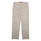 DICKIES Womens Trousers Grey Regular Straight W30 L29
