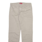 DICKIES Womens Trousers Grey Regular Straight W30 L29